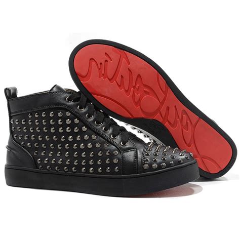 louis vuitton hightop|christian louboutin spiked sneakers.